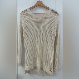 Michael Kors Open Knit Sweater - Women’s size L - Very Soft Cotton Fiber